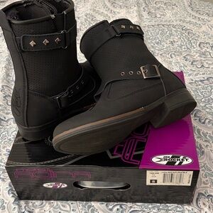 Joe Rocket Black Combat & Moto Boots